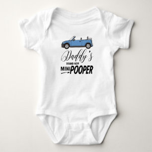 Body Para Bebê Engraçado - Pai Mini Pooper Design