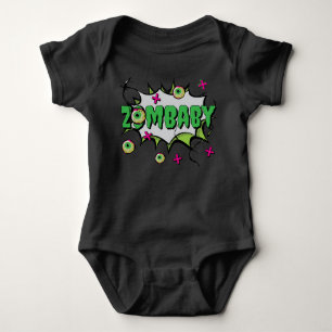 Body Para Bebê Engraçado Pop de Arte 'ZomBaby'