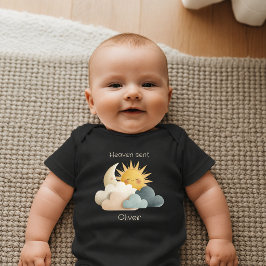 Body Para Bebê Enviado do Céu Recém-Nascido Celestial