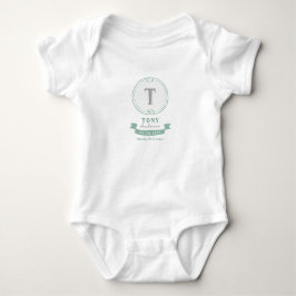 Body Para Bebê Enxoval de bebê personalizado com monograma