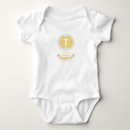 Body Para Bebê Enxoval de bebê personalizado com monograma