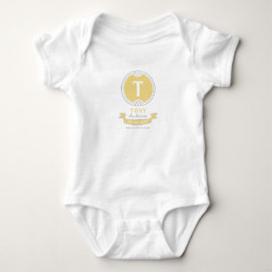 Body Para Bebê Enxoval de bebê personalizado com monograma