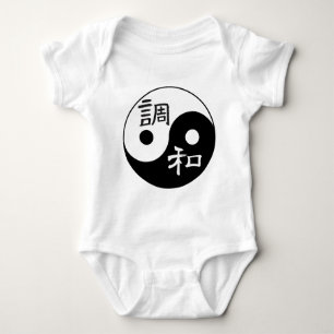 Body Para Bebê Equilíbrio e Harmonia Yin yang