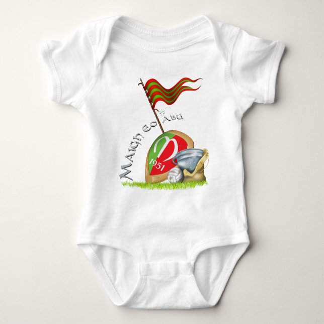 Body Para Bebê Equipa de futebol 1951 de Mayo GAA (Frente)