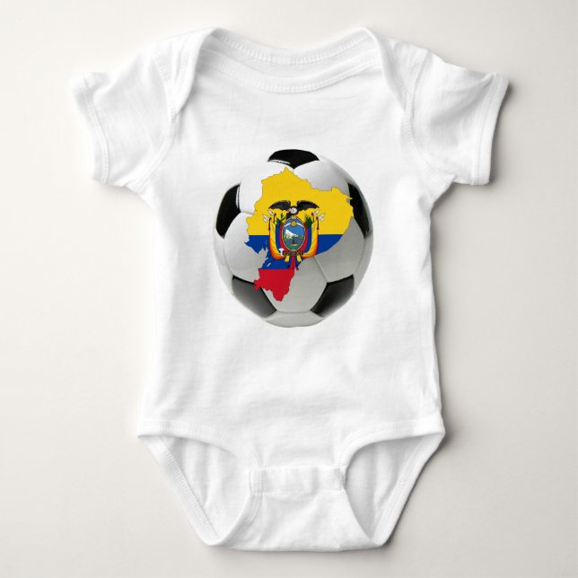Body Para Bebê Equipa nacional de Equador (Frente)