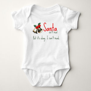 Body Para Bebê Equipamento engraçado do papai noel do bebê