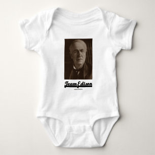 Body Para Bebê Equipe Edison (Thomas Alva Edison)