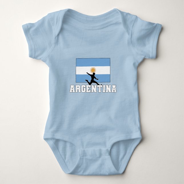 Body Para Bebê Equipe Nacional de Futebol da Argentina (Frente)