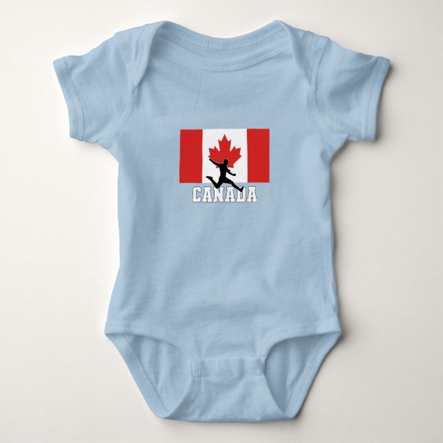 Body Para Bebê Equipe Nacional de Futebol do Canadá (Frente)