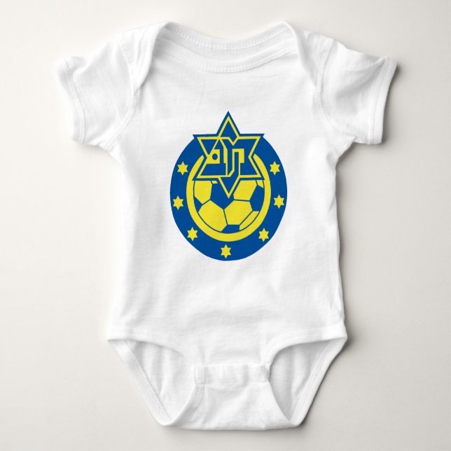 Body Para Bebê equipes israelitas (Frente)