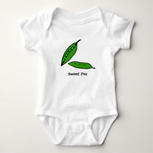 Body Para Bebê Ervilha doce