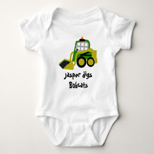 Body Para Bebê Escavador Bobcat