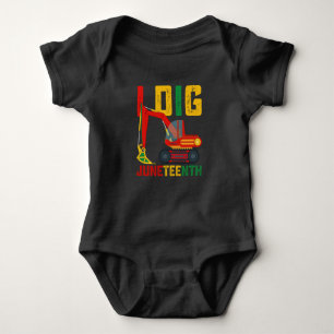 Body Para Bebê Escavador I Dig JuneteKids