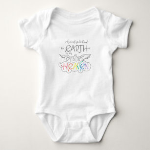 Body Para Bebê Escolhido à mão para a Terra
