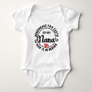Body Para Bebê Escolhido À Mão Pela Minha Nana No Céu