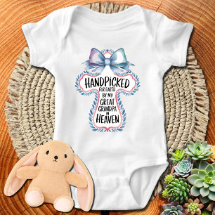 Body Para Bebê Escolhido à mão pela Terra pelo meu avô Excelente