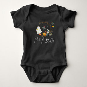Body Para Bebê Esconde-Esconde Pequeno Fantasma de Halloween