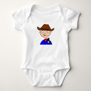 Body Para Bebê Esconderijo-camada Vaqueiro