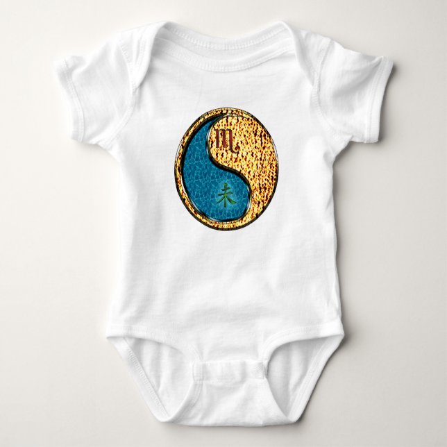 Body Para Bebê Escorpião & Cabra de Fogo (Frente)