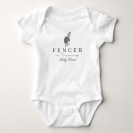 Body Para Bebê Esgrimista Bebê - Esgrimista em Treinamento - Esgr