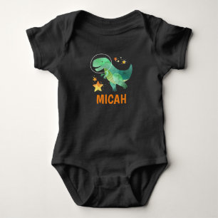 Body Para Bebê Espaço Dinossauro Bebê Roupa