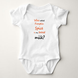 Body Para Bebê Especiaria da abóbora de Onesis do bebê