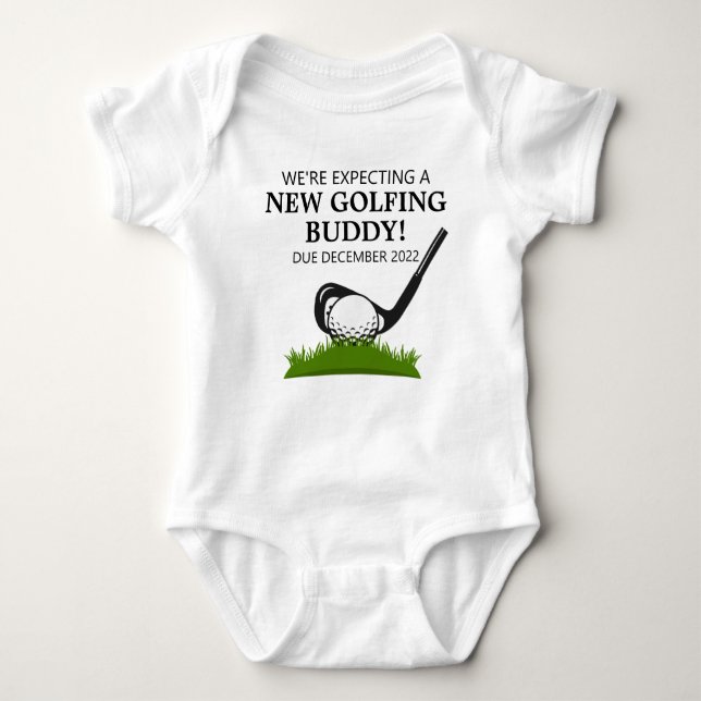 Body Para Bebê Esperamos um novo Budy Golfe (Frente)