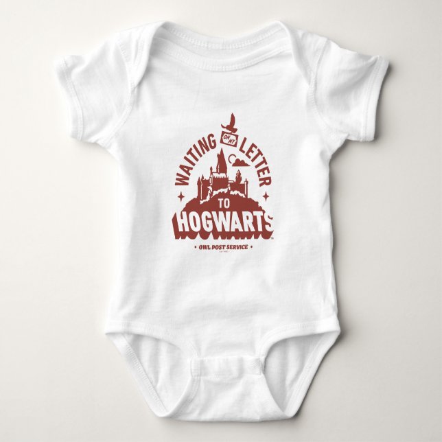 Body Para Bebê Esperando minha Carta para HOGWARTS™ (Frente)
