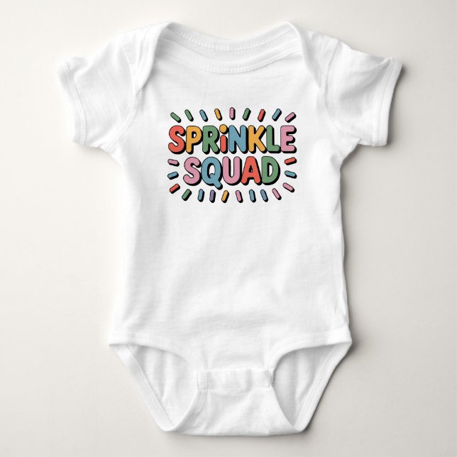 Body Para Bebê Esquadrão Sprinkle | Baby Sprinkle (Frente)