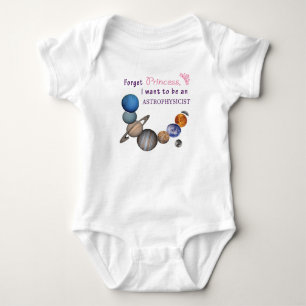 Body Para Bebê Esqueça Princesa - Astrofísico