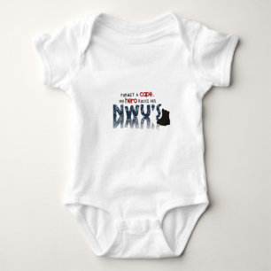 Body Para Bebê Esqueça um cabo - meu herói veste NWU