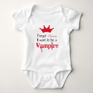 Body Para Bebê Esquece a Princesa que quero ser um Vampiro