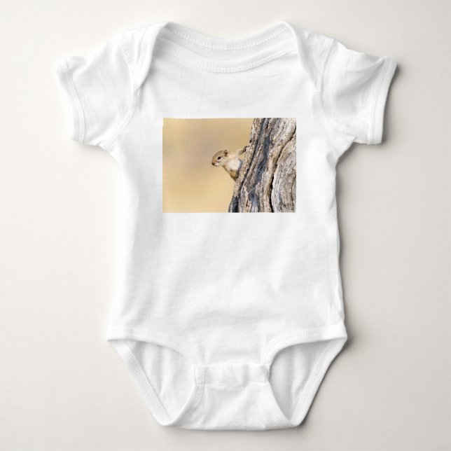 Body Para Bebê Esquilo de árvore (Frente)
