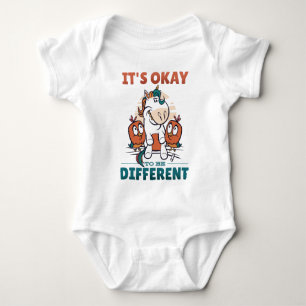 Body Para Bebê Está bem ser diferente de convite