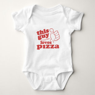 Body Para Bebê Esta Cara Adora Pizza