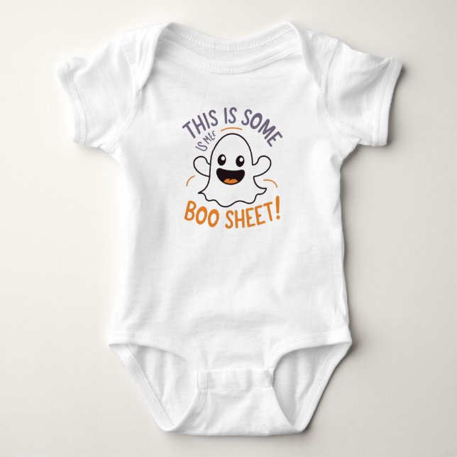 Body Para Bebê Esta-É-Alguma-Folha-De-Boo boo (Frente)