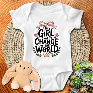 Body Para Bebê Esta Garota Vai Mudar O Mundo