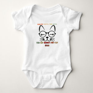 Body Para Bebê esta mãe de gato é o maior desejo
