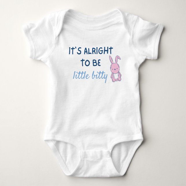 Body Para Bebê Está tudo bem ser pequeno (Frente)