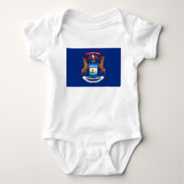 Body Para Bebê Estado da bandeira de Michigan