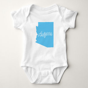 Body Para Bebê Estado da forma da Arizona