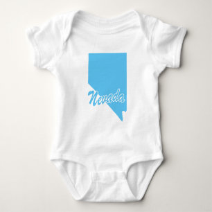 Body Para Bebê Estado Da Forma De Nevada