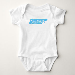 Body Para Bebê Estado Da Forma Do Tennessee