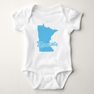 Body Para Bebê Estado Da Forma Minnesota