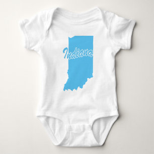 Body Para Bebê Estado de Indiana Forma Bebê Bodycase