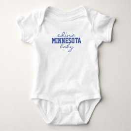 Body Para Bebê Estado de Minnesota & orgulho feitos sob encomenda