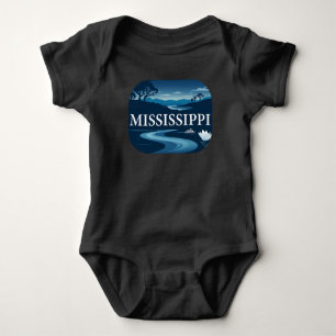 Body Para Bebê Estados Unidos da América do Mississippi