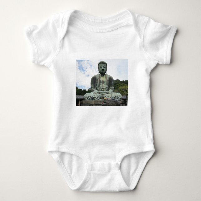 Body Para Bebê Estátua de Buda Budismo (Frente)
