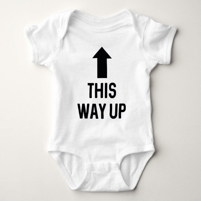Body Para Bebê Este Caminho Para Cima (Frente)