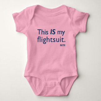 Body Para Bebê Este É meu flightsuit!
